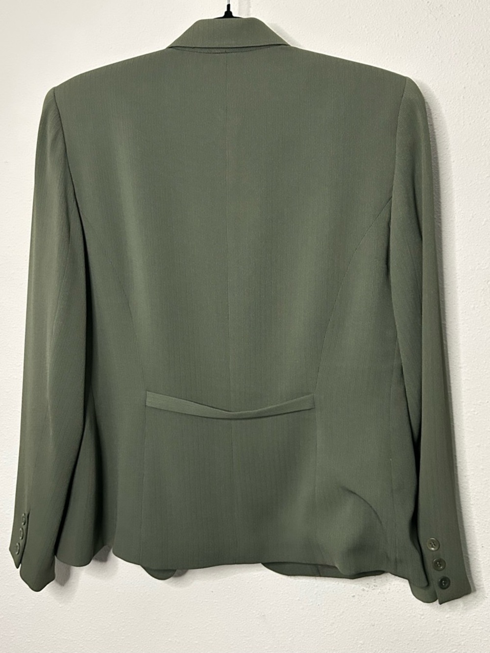 Alex Garfield Olive Ribbed Blazer - Picture 4 of 5